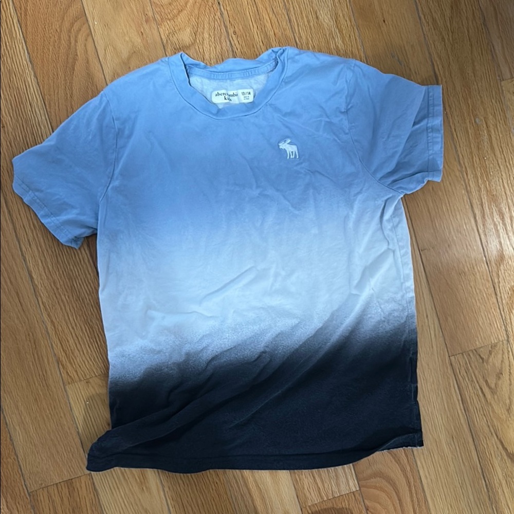 Abercrombie Kids Blue to Black Gradient Tee